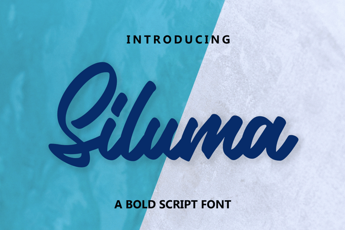 Siluma - A Bold Script