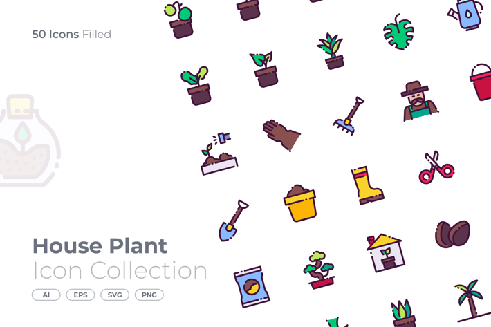 House Plant Filled Icon