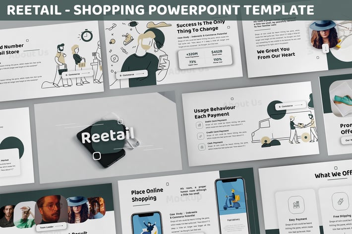 Reetail - Shopping Powerpoint Template