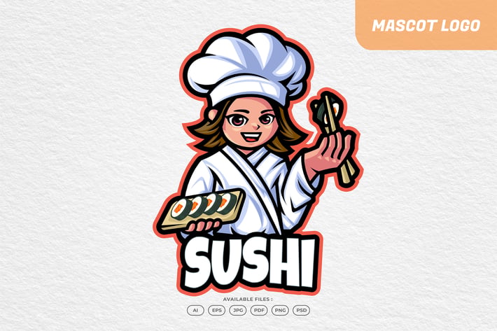 Sushi Food Logo
