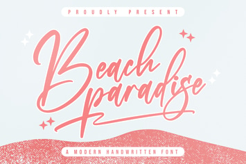 Beach Paradise Modern Handwritten Font