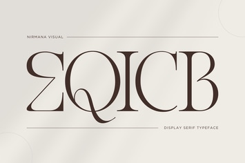 Eqicb - Branding Logo Font