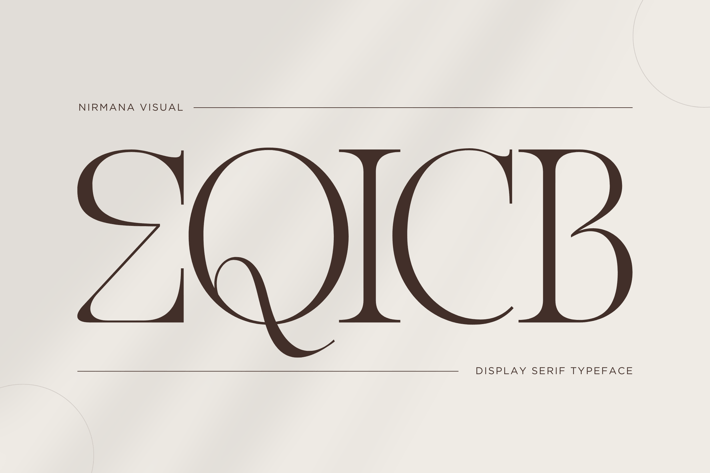 Eqicb - Branding Logo Font