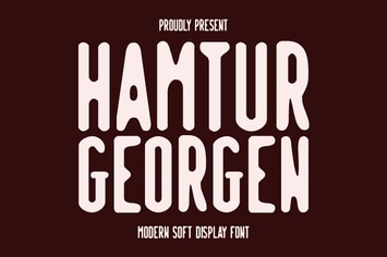 Hamtur Georgen Display Font