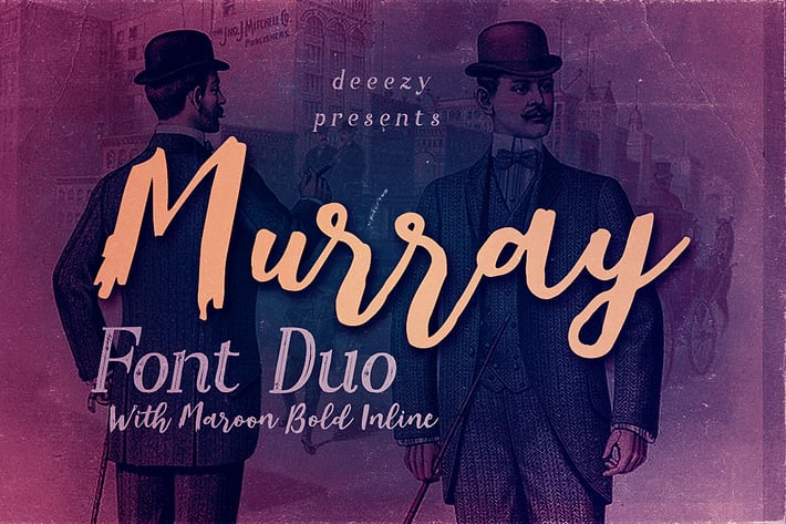 Murray Script Font Duo