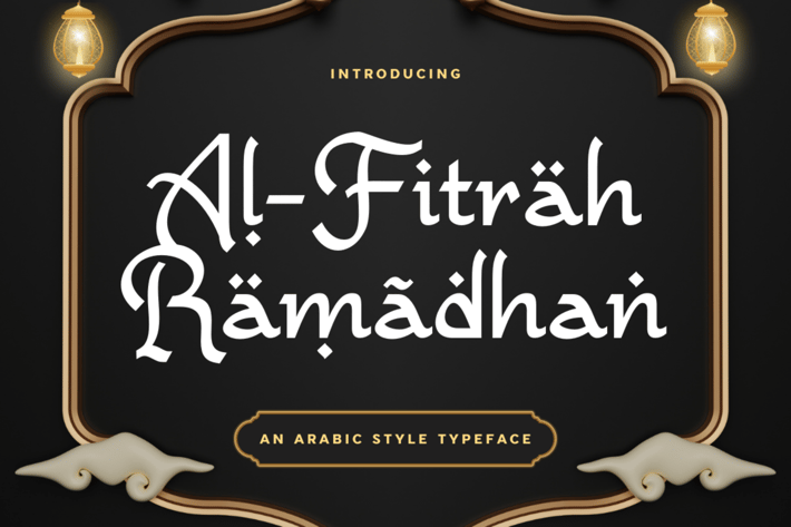 Al-Fitrah Ramadhan - Arabic Font Style