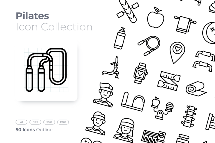 Pilates Outline Icon