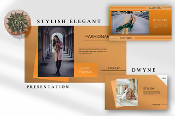 Dwyne Stylish Elegant - Fashion Powerpoint