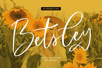 Betsley | Beauty Script Font