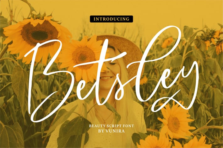 Betsley | Beauty Script Font