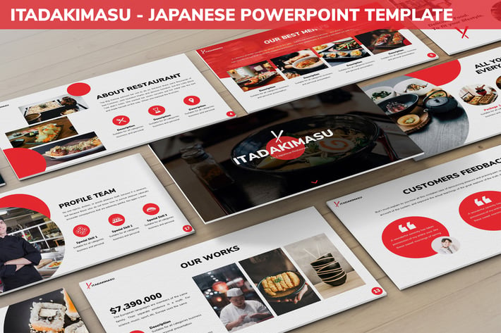 Itadakimasu - Japanese Powerpoint Template