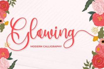 Glowing - Modern Script