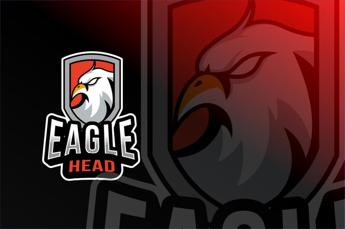 Eagle Head Esport Logo Template