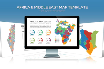 Africa & Middle East Maps for Keynote