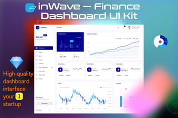 17_Overview. inWave — Finance dashboard UI Kit