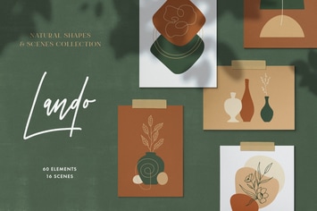 Natural Shapes & Scenes Collection 