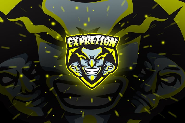 EXPRETION - Mascot & Esport Logo