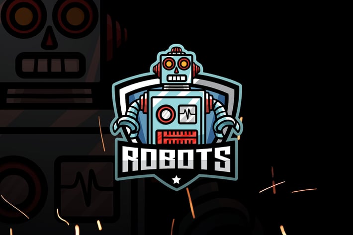 80's Robot Toys Esports - Mascot & Esport Logo