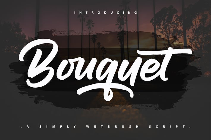 Bouquet | A Simpely Wetbrush Script