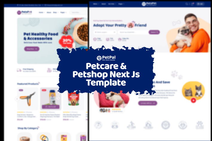 Petpal - Pet Care and Pet Shop Next Js Template