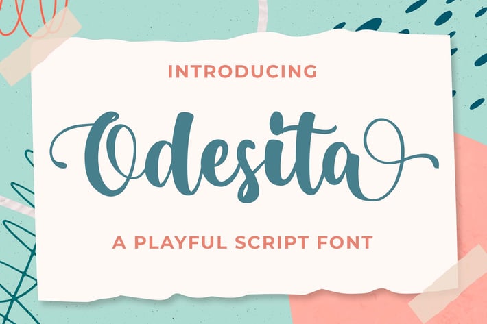 Odesita a Playful Business Script Font
