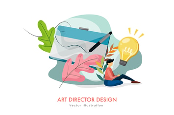 Art Director Design Vector Illustration