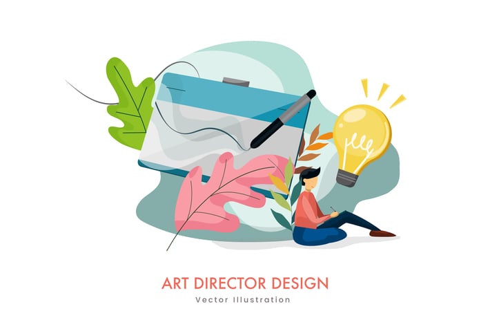 Art Director Design Vector Illustration