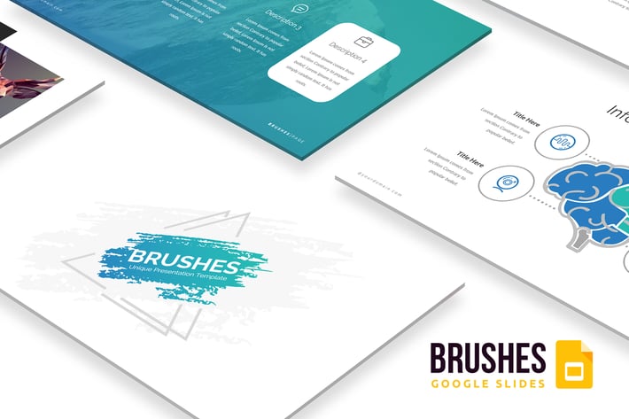 Brushes Google Slides Template