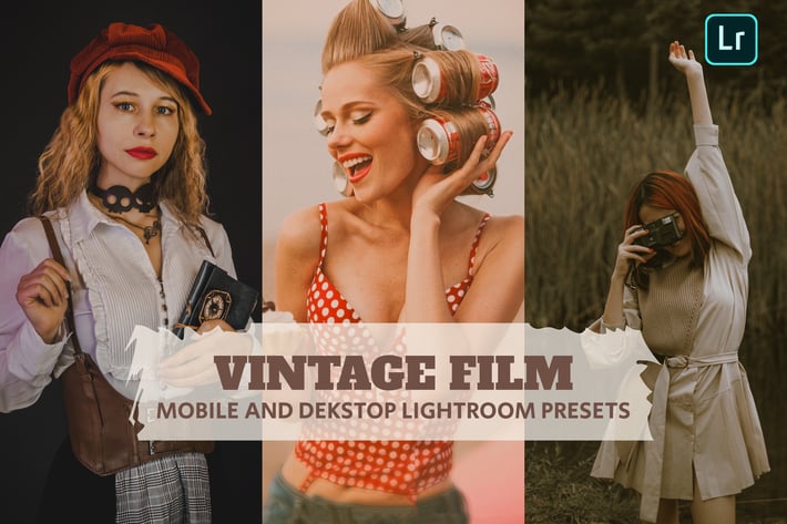 Vintage Film Lightroom Presets Dekstop and Mobile