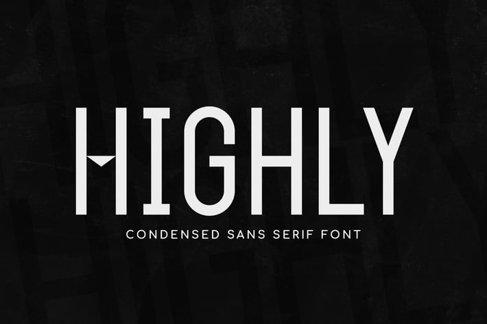 Highly – Condensed Typeface