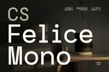 Felice Mono – Monospaced Font