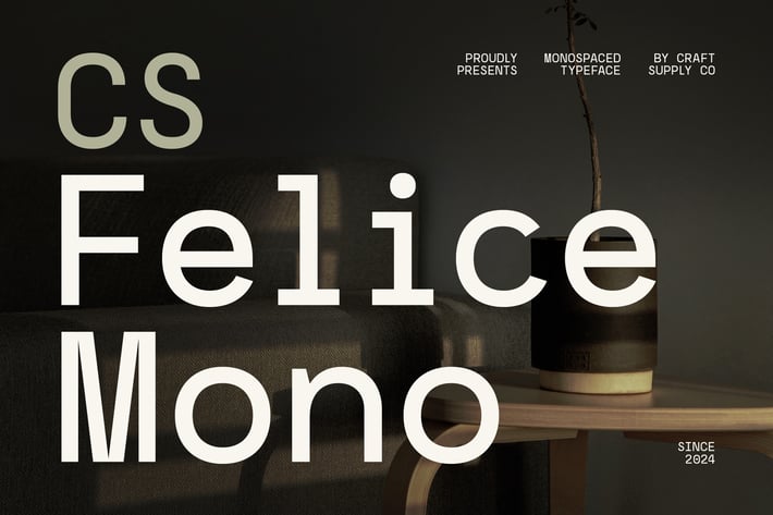 Felice Mono – Monospaced Font