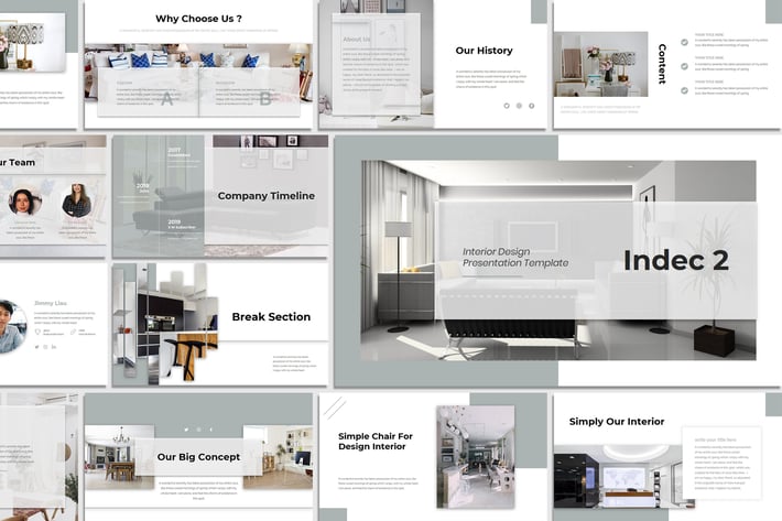 Indec 2 - Interior Design Keynote Template