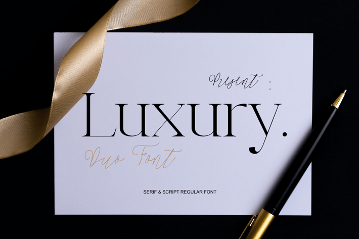 Luxury Font Duo