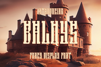 Balqys - Display Font
