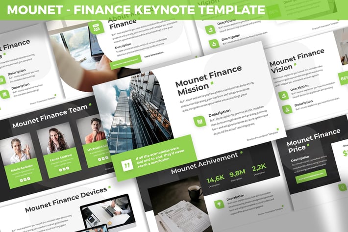 Mounet - Finance Keynote Template