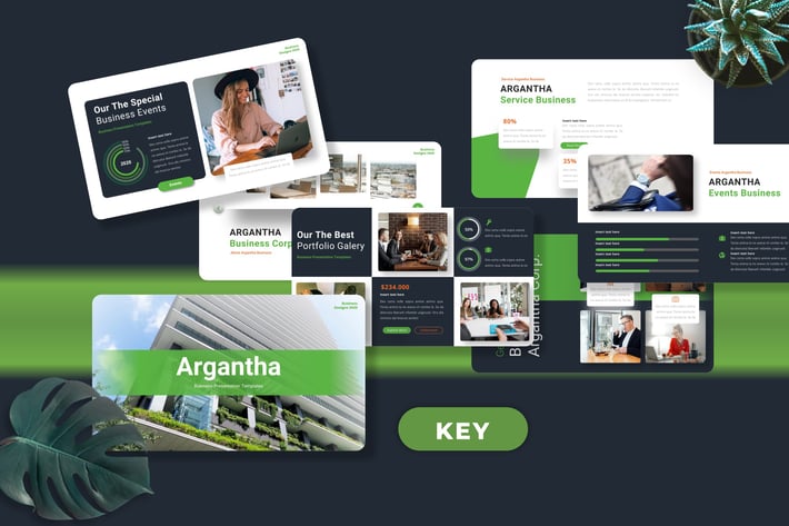 Argantha - Business Keynote Templates