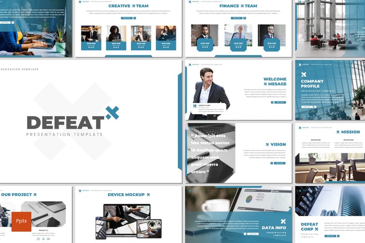 Defeat - Powerpoint Template