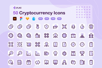 Lylac - Cryptocurrency Icons