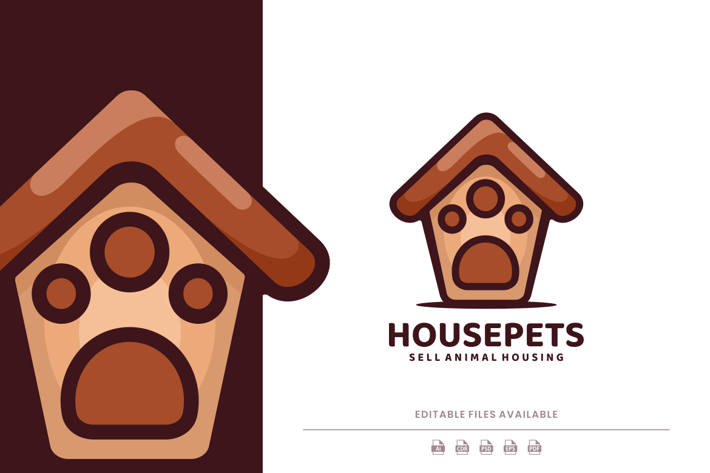 House Pet Simple Logo