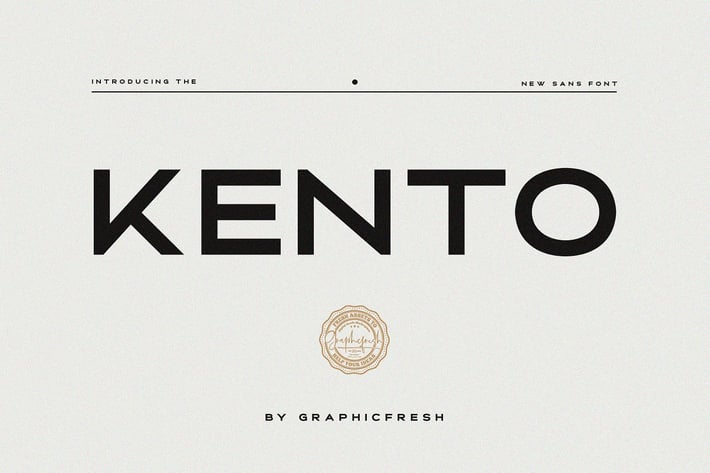 Kento - The Modern Sans Font