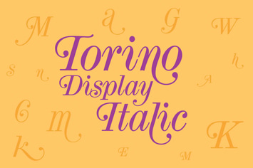 Torino Display Italic