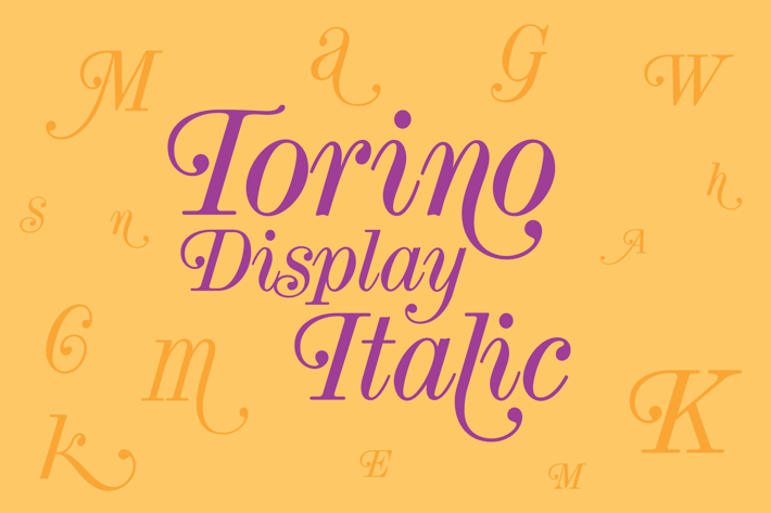 Torino Display Italic