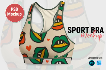 Sport Bra Mockup