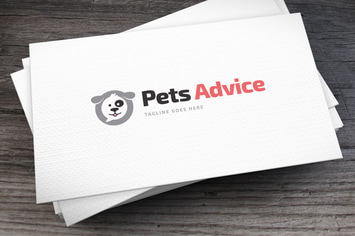 Pets Advice Logo Template
