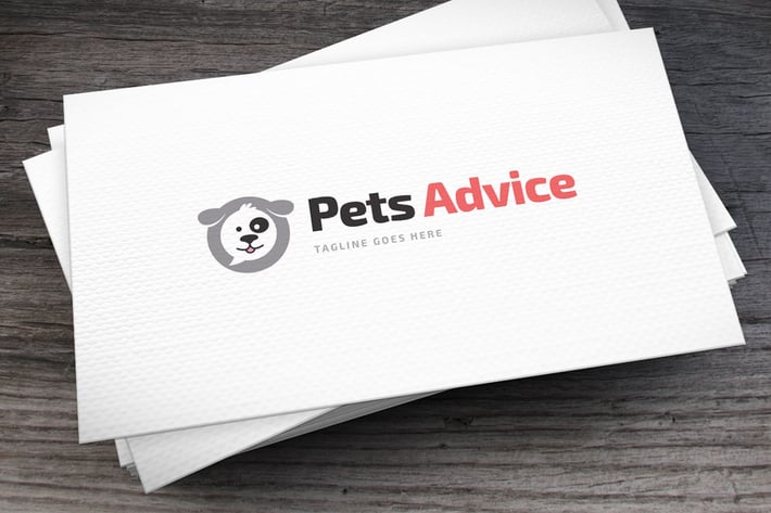 Pets Advice Logo Template