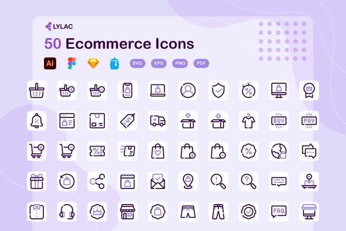 Lylac - Ecommerce Icons