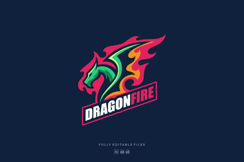Dragon Fire Sports and E-sports Logo