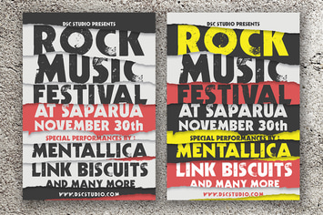 Rock Music Festival Flyer