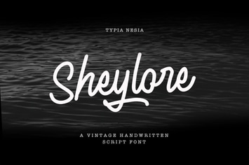 Sheylore - Vintage Romantic Handwritten Font